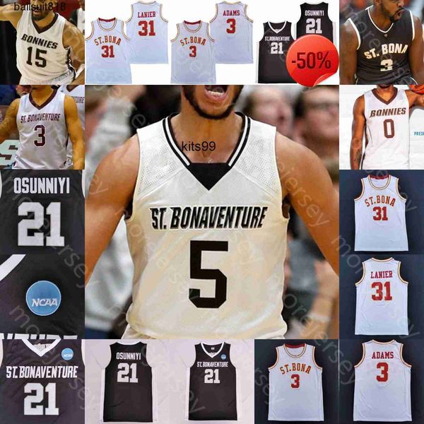 st. bonaventure bona bonnies basketball jersey college kyle lofton dominick welch osun osunniyi jaylen adams bob lanier jaren holmes karim, Black
st. bonaventure bona bonnies basketball jersey college kyle lofton dominick welch osun osunniyi jaylen adams bob lanier jaren holmes karim, Black