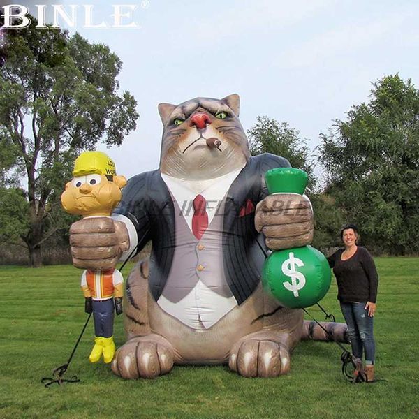 custom made 3mh cool giant fat inflatable cat cartoon for advertising 
custom made 3mh cool giant fat inflatable cat cartoon for advertising