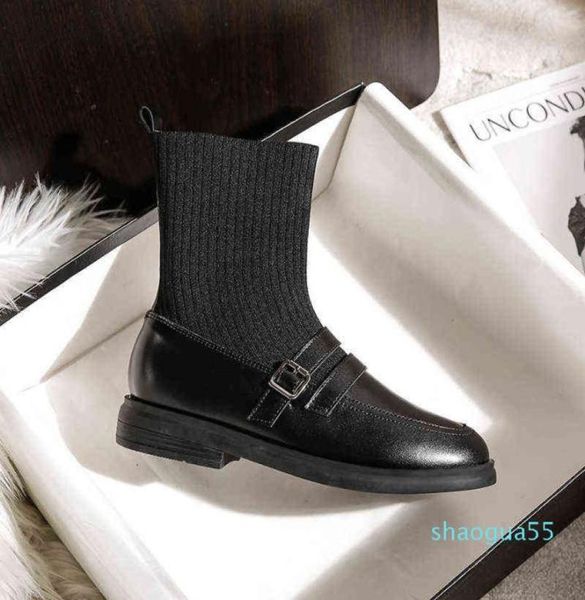 fashionsmall leather shoes thin boots women039s british style elastic socks plush short boots autumn winter single boots marti5570955, Black
fashionsmall leather shoes thin boots women039s british style elastic socks plush short boots autumn winter single boots marti5570955, Black