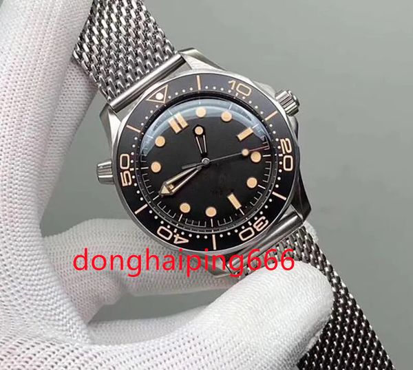 u1 nttd watch 42mm no time to die men watches automatic movement mechanical montre de luxe limited james bond 007 300m wristwatches, Slivery;brown
u1 nttd watch 42mm no time to die men watches automatic movement mechanical montre de luxe limited james bond 007 300m wristwatches, Slivery;brown