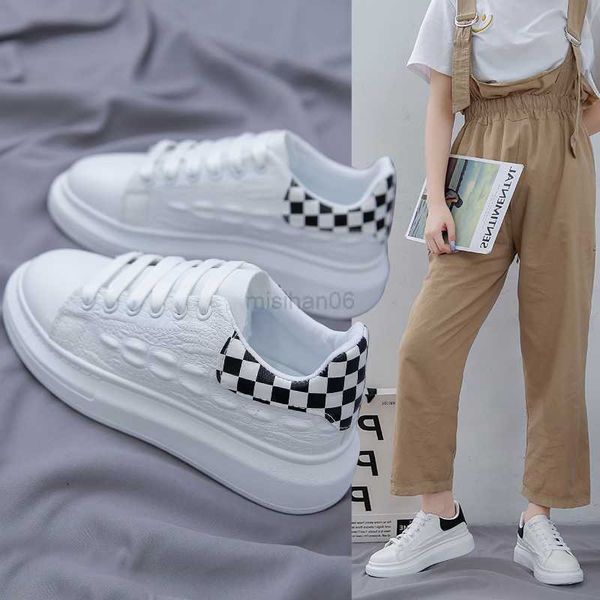 dress shoes women's casual shoes fashion breathable plaid panel flat women's white sports y23, Black
dress shoes women's casual shoes fashion breathable plaid panel flat women's white sports y23, Black