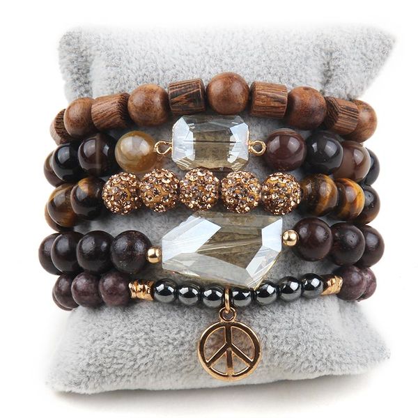 bangle rh fashion bohemia beaded bracelet sets peace dorp 5pc stack bracelets set for women gift jewelry friends birthday, Black
bangle rh fashion bohemia beaded bracelet sets peace dorp 5pc stack bracelets set for women gift jewelry friends birthday, Black