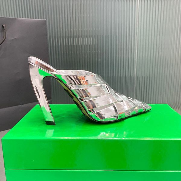 silver genuine leather weaving stiletto heels muilezels slippers 10mm tribute super high heel for party street style women luxury designer s, Black
silver genuine leather weaving stiletto heels muilezels slippers 10mm tribute super high heel for party street style women luxury designer s, Black