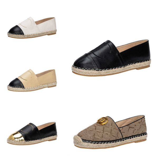 2023 designers casual women shoes espadrilles summer luxurys ladies flat beach half slippers fashion woman loafers straw hemp sole fisherman, Black
2023 designers casual women shoes espadrilles summer luxurys ladies flat beach half slippers fashion woman loafers straw hemp sole fisherman, Black
