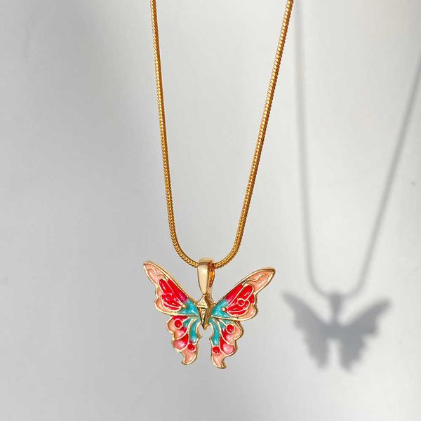 necklaces ins fashion colorful dropping oil animal pendant women's enamel butterfly rope necklace jewelry 2022 g220524, Silver
necklaces ins fashion colorful dropping oil animal pendant women's enamel butterfly rope necklace jewelry 2022 g220524, Silver
