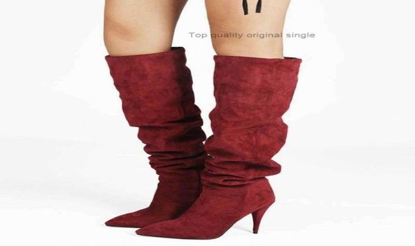 boots women shoes suede pleated over the knee long autumn winter high heel brown blue wine red green 2021 big size6075915, Black
boots women shoes suede pleated over the knee long autumn winter high heel brown blue wine red green 2021 big size6075915, Black