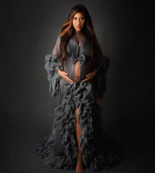 gray illusion ruffles tulle long sleeve women winter kimono pregnant party sleepwear women bathrobe sheer nightgown robe1539207, White
gray illusion ruffles tulle long sleeve women winter kimono pregnant party sleepwear women bathrobe sheer nightgown robe1539207, White