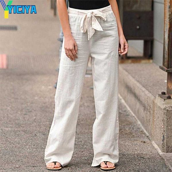 yiciya women's pants women cotton linen 2023 summer solid color elastic waist loose straight trousers female harajuku high wide leg, Black;white
yiciya women's pants women cotton linen 2023 summer solid color elastic waist loose straight trousers female harajuku high wide leg, Black;white