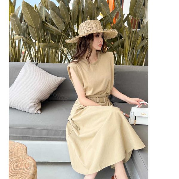 23ss womens designer clothing women dresses summer dress crewneck chest monogram print short sleeved pleated dress womens clothing a1, Black;gray
23ss womens designer clothing women dresses summer dress crewneck chest monogram print short sleeved pleated dress womens clothing a1, Black;gray