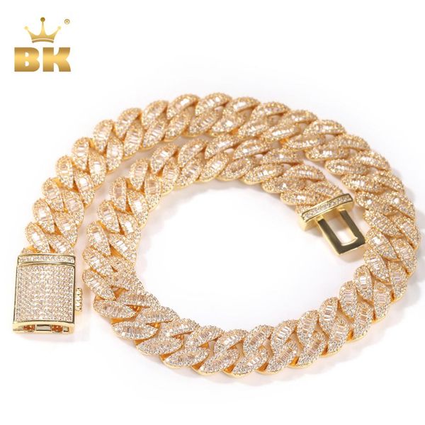 necklaces the bling king 16mm miami cuban link necklace iced out baguettecz cubic zirconia bracelet hiphop fashion jewelry for party gift, Silver
necklaces the bling king 16mm miami cuban link necklace iced out baguettecz cubic zirconia bracelet hiphop fashion jewelry for party gift, Silver