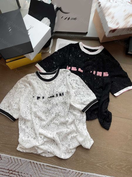 23ss womens designer clothing womens knits spring and summer new color patchwork hollowed out logo embroidery short sleeves womens clothes, White
23ss womens designer clothing womens knits spring and summer new color patchwork hollowed out logo embroidery short sleeves womens clothes, White