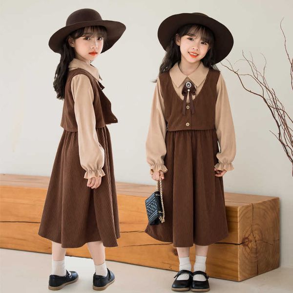 girl's dresses christmas girls' fake two piece long dress elegant retro princess party vestedos bohemian children's clothing, Red;yellow
girl's dresses christmas girls' fake two piece long dress elegant retro princess party vestedos bohemian children's clothing, Red;yellow