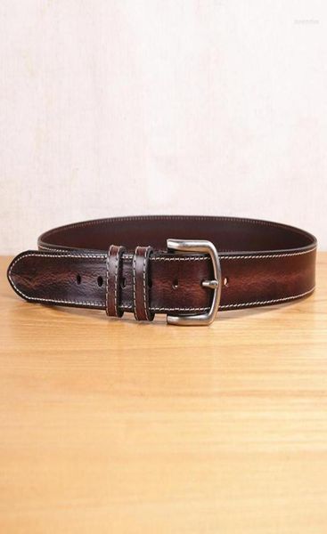 belts mens formal belt full leather retro double stitching women39s cowhide ceinture homme handmade casual fashion 35cm7318192, Black;brown
belts mens formal belt full leather retro double stitching women39s cowhide ceinture homme handmade casual fashion 35cm7318192, Black;brown