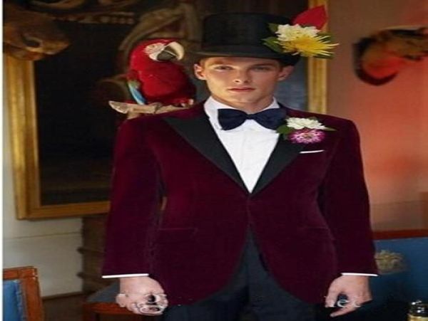 new classic design one button dark red velvet groom tuxedos groomsmen man suit wedding men039s blazer suits jacketpants7298085, Black;gray
new classic design one button dark red velvet groom tuxedos groomsmen man suit wedding men039s blazer suits jacketpants7298085, Black;gray