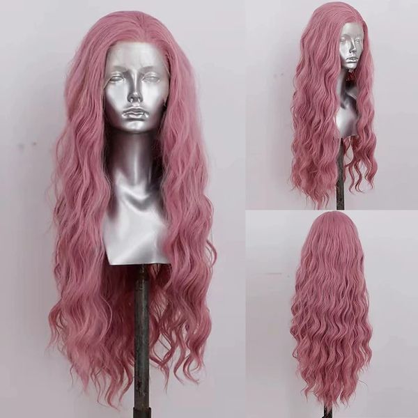 loose wave synthetic lace front wig for women ombre grey green purple pink wigs glueless synthetic daily use cosplay wigs, Black
loose wave synthetic lace front wig for women ombre grey green purple pink wigs glueless synthetic daily use cosplay wigs, Black
