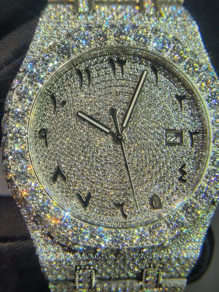 high-end watches, zircon, moissanite watches, swiss movement, waterproof 50m, handmade and customizable styles s1, Slivery;black
high-end watches, zircon, moissanite watches, swiss movement, waterproof 50m, handmade and customizable styles s1, Slivery;black