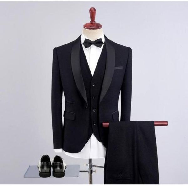 new custom made black wedding suits for men satin shawl lapel slim fit burgundy blazer royal blue groom tuxedos bridegroom 3 piece6217991, Black;gray
new custom made black wedding suits for men satin shawl lapel slim fit burgundy blazer royal blue groom tuxedos bridegroom 3 piece6217991, Black;gray