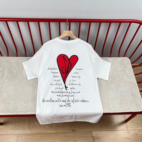 23ss men cotton lovers couple tee summer streetwear t shirt vintage usa city trends fashion short sleeve tshirt, Black;brown
23ss men cotton lovers couple tee summer streetwear t shirt vintage usa city trends fashion short sleeve tshirt, Black;brown
