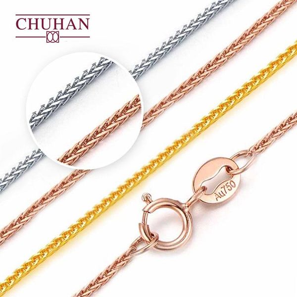 necklaces chuhan 18k gold chopin chain adjustable au750 necklace clavicle chain rose gold necklace female wedding gift factory wholesale, Silver
necklaces chuhan 18k gold chopin chain adjustable au750 necklace clavicle chain rose gold necklace female wedding gift factory wholesale, Silver