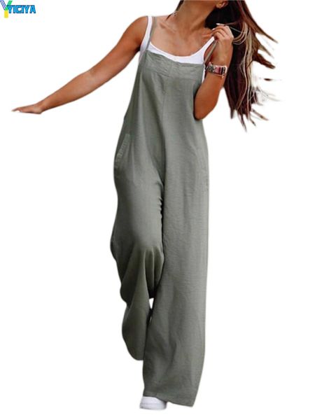 yiciya jumpsuits rompers michelle cmm women's casual sleeveless wide leg linen hanging jumpsuit playsuit bag dunk with pocket, Black;white
yiciya jumpsuits rompers michelle cmm women's casual sleeveless wide leg linen hanging jumpsuit playsuit bag dunk with pocket, Black;white