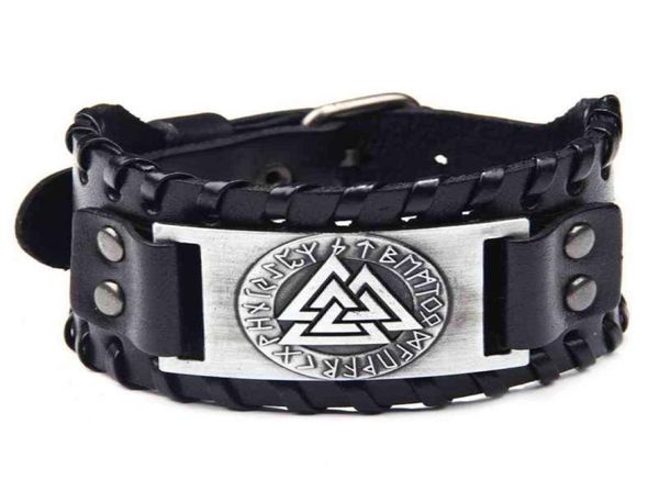 men039s hand woven wide leather wristband adjustable bangles jewelry alloy triangle slavic bracelet popular fashion8965192, Golden;silver
men039s hand woven wide leather wristband adjustable bangles jewelry alloy triangle slavic bracelet popular fashion8965192, Golden;silver