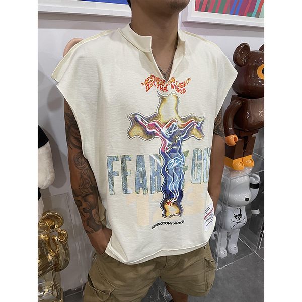 oversized men's t-shirts tank hip hop tee sleeveless plus cartoon printed t-shirt fashion casual tees, White;black
oversized men's t-shirts tank hip hop tee sleeveless plus cartoon printed t-shirt fashion casual tees, White;black