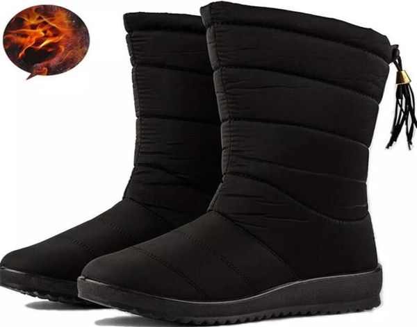 boots winter women midcalf waterproof snow warm fur female shoes woman footwear chaussures 2209121179669, Black
boots winter women midcalf waterproof snow warm fur female shoes woman footwear chaussures 2209121179669, Black