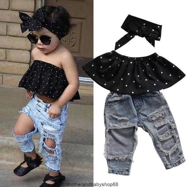clothing sets baby girl clothes set polka dot tube vest ripped denim pants jeans headband 0-3y born infant toddler summer fall outfits, White
clothing sets baby girl clothes set polka dot tube vest ripped denim pants jeans headband 0-3y born infant toddler summer fall outfits, White