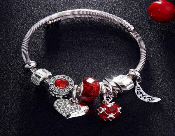 ravimour love heart diy bracelet crystal bead charms bracelets bangles fashion indian jewelry steel chain wristband brand gift5869169, Golden;silver
ravimour love heart diy bracelet crystal bead charms bracelets bangles fashion indian jewelry steel chain wristband brand gift5869169, Golden;silver