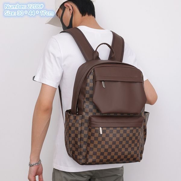 Factory wholesale men shoulder bags 8 colors lightweight soft leather travel backpack lightweight waterproof outdoor leisure backpacks large-capacity laptop bag, Black-mouth-2208#
Factory wholesale men shoulder bags 8 colors lightweight soft leather travel backpack lightweight waterproof outdoor leisure backpacks large-capacity laptop bag, Black-mouth-2208#