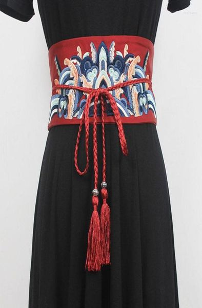 belts seebeautiful simple retro bandage embroidery tassel waist seal decorative wide girdle women spring 2022 fashion tide q2192626206, Black;brown
belts seebeautiful simple retro bandage embroidery tassel waist seal decorative wide girdle women spring 2022 fashion tide q2192626206, Black;brown