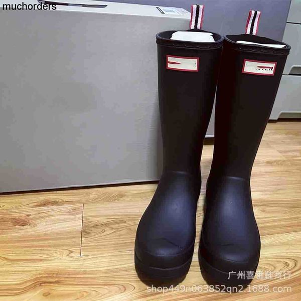 high version h korean version long tube rain boots 2023 spring summer rainy season fashion long boots original standard women's shoes t, Black
high version h korean version long tube rain boots 2023 spring summer rainy season fashion long boots original standard women's shoes t, Black