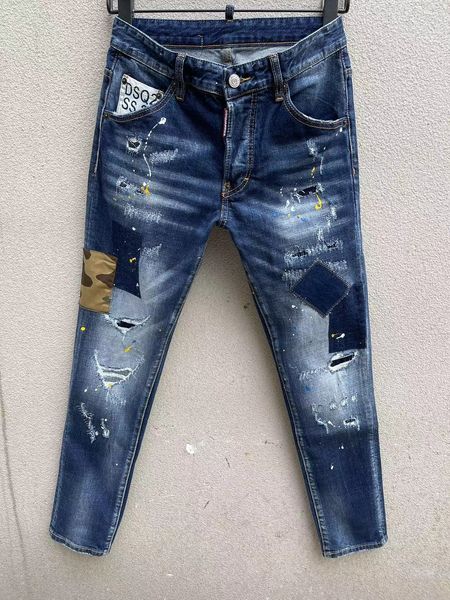 2023 d100 coolguy man jeans fabric micro-elastic features high-grade washing zipper embroidery decoration small leather tag, Blue
2023 d100 coolguy man jeans fabric micro-elastic features high-grade washing zipper embroidery decoration small leather tag, Blue