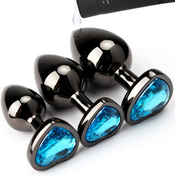 factory outlet hisionlee buttock set 3-piece metal plug with crystal diamond beginner toy suitable for male and female adults (blue)
factory outlet hisionlee buttock set 3-piece metal plug with crystal diamond beginner toy suitable for male and female adults (blue)