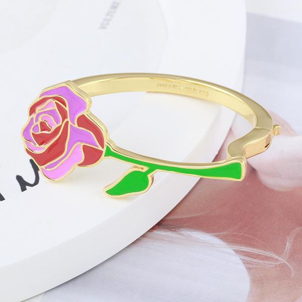 bangle european and american ornaments enamel glaze romantic flowers a rose forest can be opened beautiful bracelet women, Black
bangle european and american ornaments enamel glaze romantic flowers a rose forest can be opened beautiful bracelet women, Black