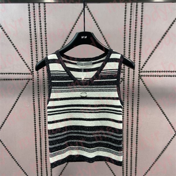 luxury knitted vest summer elastic knits fashion designer stripe print sleeveless tees vest, White
luxury knitted vest summer elastic knits fashion designer stripe print sleeveless tees vest, White