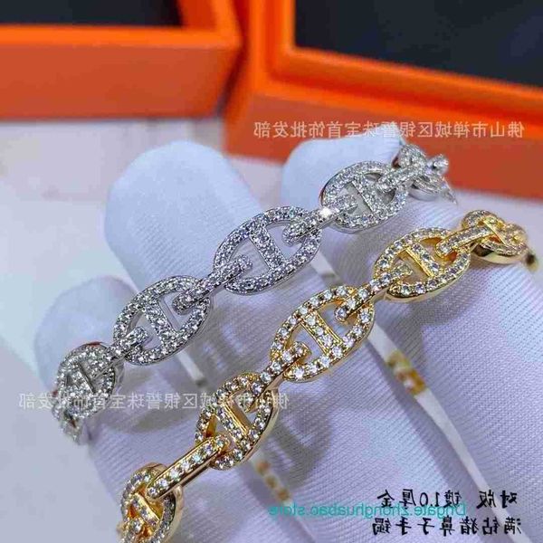 9a original edition factory wholesale h ermes bangle for sale full diamond pig nose bracelet with elegant and temperament versat with box, Black
9a original edition factory wholesale h ermes bangle for sale full diamond pig nose bracelet with elegant and temperament versat with box, Black