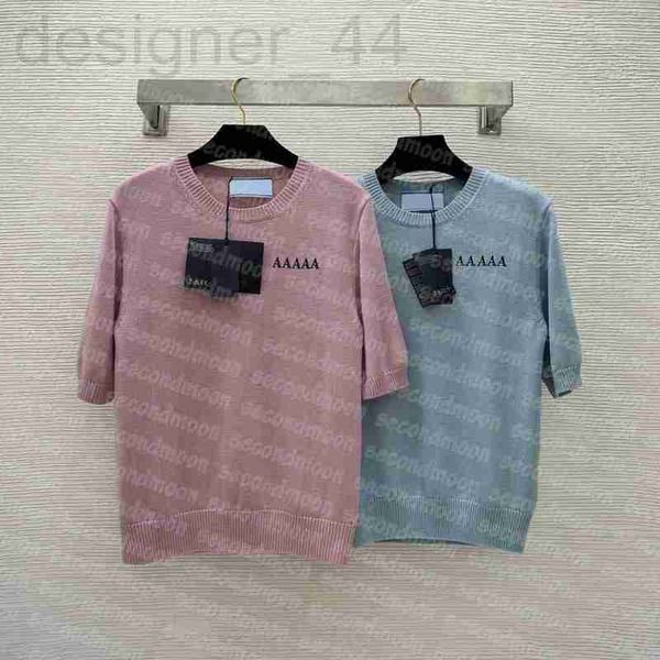 women's knits & tees designer short sleeve knitcrew neck knitwear embroidery pulloautumn winter wxku, White 
women's knits & tees designer short sleeve knitcrew neck knitwear embroidery pulloautumn winter wxku, White
