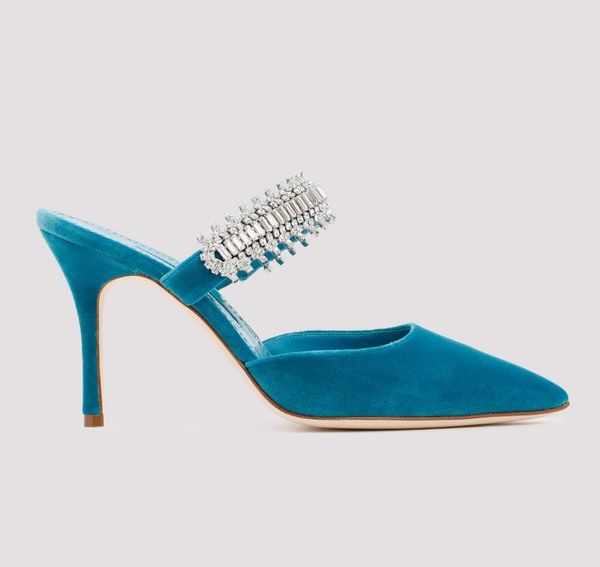 women dress shoes sandal high heel slide heels mb lutara crystal strap crystal embellished silk heel mules sandals pointed pumps with box 35, Black
women dress shoes sandal high heel slide heels mb lutara crystal strap crystal embellished silk heel mules sandals pointed pumps with box 35, Black