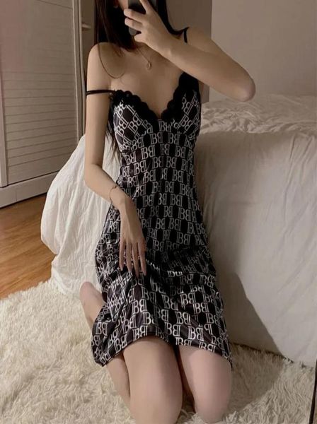 pyjamas night dres sleepwear nighties v neck satin nightgown sleeveless lingerie nightwear for ladies 3xl plus size summer 224427296, Red;black
pyjamas night dres sleepwear nighties v neck satin nightgown sleeveless lingerie nightwear for ladies 3xl plus size summer 224427296, Red;black
