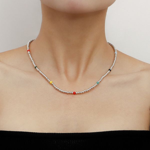 jewelry cool wind gray beaded hand-woven alloy heart pendant necklace senior sensual woman niche design sense wholesale personalized jewelry, Silver
jewelry cool wind gray beaded hand-woven alloy heart pendant necklace senior sensual woman niche design sense wholesale personalized jewelry, Silver