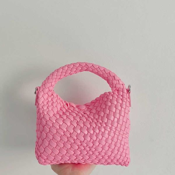 brand advanced niche crochet evening bags designer pink crescent bag half moon woven bags diagonal crossbody women handheld underarm texture
brand advanced niche crochet evening bags designer pink crescent bag half moon woven bags diagonal crossbody women handheld underarm texture