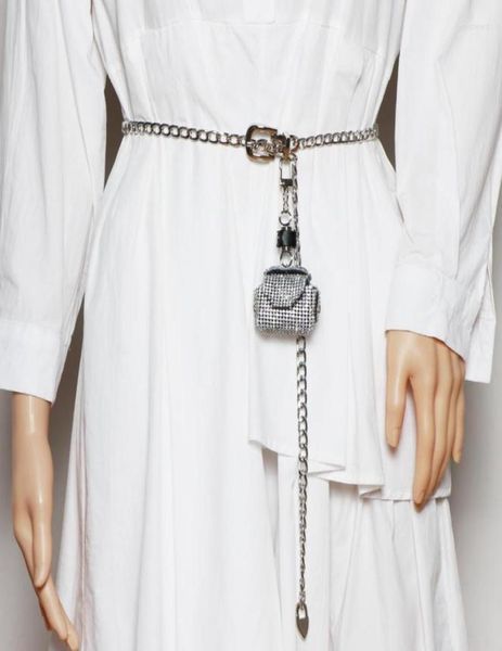 belts 2022 long link chain waist belt with mini coin bag for women detachable cute bling rhineston fanny pack2136582, Black;brown
belts 2022 long link chain waist belt with mini coin bag for women detachable cute bling rhineston fanny pack2136582, Black;brown