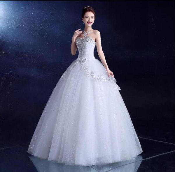 quality sequins strapless bow waist wedding dresses white princess bride frocks real po vestidos de novia2858722
quality sequins strapless bow waist wedding dresses white princess bride frocks real po vestidos de novia2858722