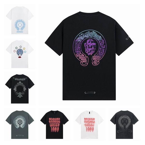 new designer mens t shirts classic t-shirts fashion ch brand sanskrit letter t-shirt horseshoe cross pattern tshirts, White;black
new designer mens t shirts classic t-shirts fashion ch brand sanskrit letter t-shirt horseshoe cross pattern tshirts, White;black