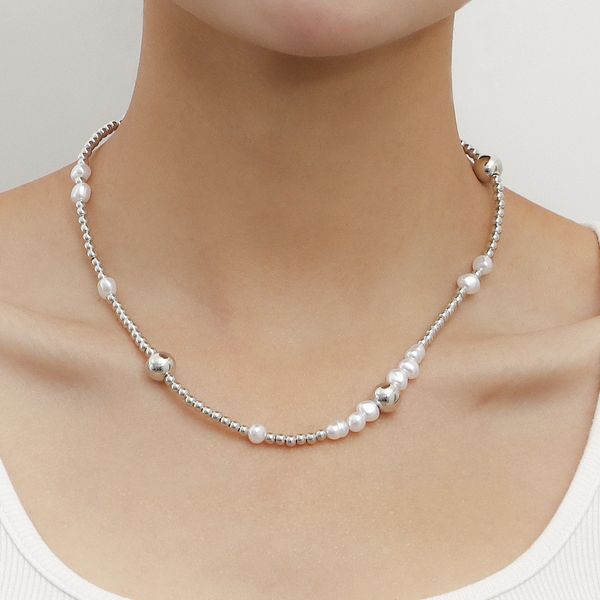 aesthetic jewelry cool wind gray beaded hand-woven alloy heart pendant necklace senior sensual woman wholesale niche design combination set, Silver
aesthetic jewelry cool wind gray beaded hand-woven alloy heart pendant necklace senior sensual woman wholesale niche design combination set, Silver