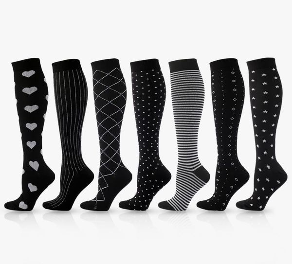 women's men's compression socks fashion black white knee high socks sports soccer energizing comfort fatigue relief stretch stripe
women's men's compression socks fashion black white knee high socks sports soccer energizing comfort fatigue relief stretch stripe