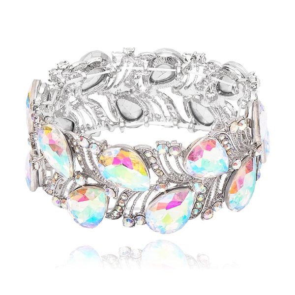 bangle luxury silver color brand crystal cuff bangles bracelet big wide stretch indian bangle jewelry gifts for women accesorios mujer, Black
bangle luxury silver color brand crystal cuff bangles bracelet big wide stretch indian bangle jewelry gifts for women accesorios mujer, Black