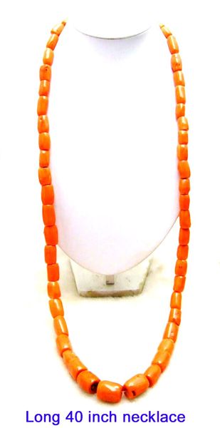 necklaces qingmos 35" natural orange coral necklace for women with genuine 1018mm graduate thick slice coral long necklace jewelry ne55, Silver
necklaces qingmos 35" natural orange coral necklace for women with genuine 1018mm graduate thick slice coral long necklace jewelry ne55, Silver