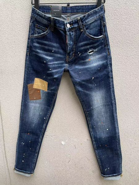 2023 d115 coolguy man jeans fabric micro-elastic features high-grade washing zipper embroidery decoration small leather tag, Blue
2023 d115 coolguy man jeans fabric micro-elastic features high-grade washing zipper embroidery decoration small leather tag, Blue